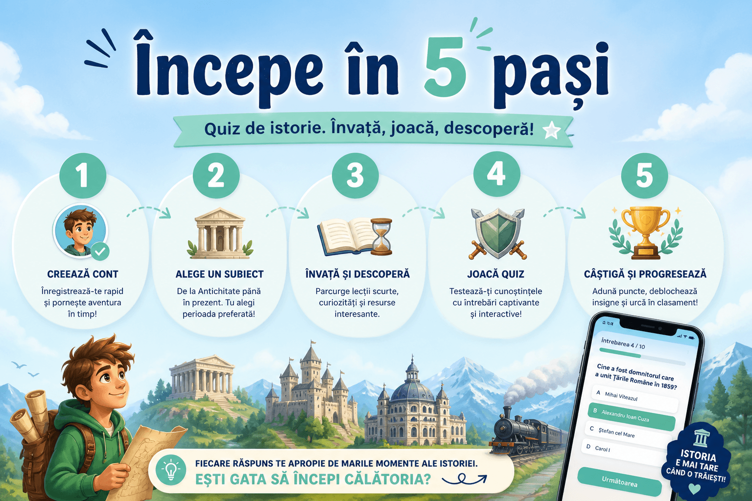 Cum începi în 5 pași